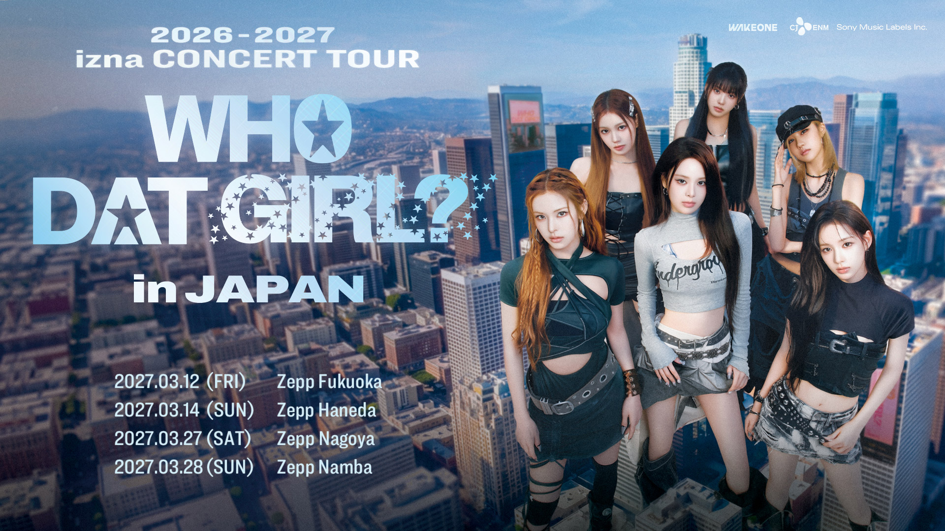 2026-2027 izna Concert Tour: WHO DAT GIRL? in JAPAN